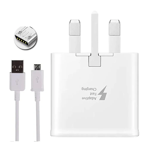 Genuine Samsung Galaxy A01 Fast Charger Plug and Micro-USB Cable
