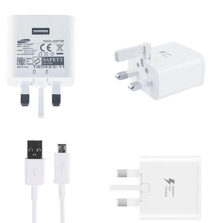 Official Samsung Galaxy A10 Fast Charger With Micro USB Cable White EP-TA20UWE - Uk Mobile Store