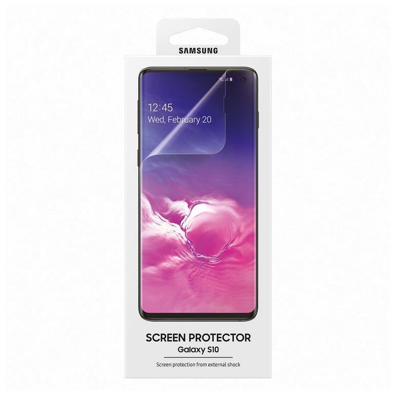 Official Samsung Galaxy S10 Screen Protector Transparent - GB Mobile Ltd