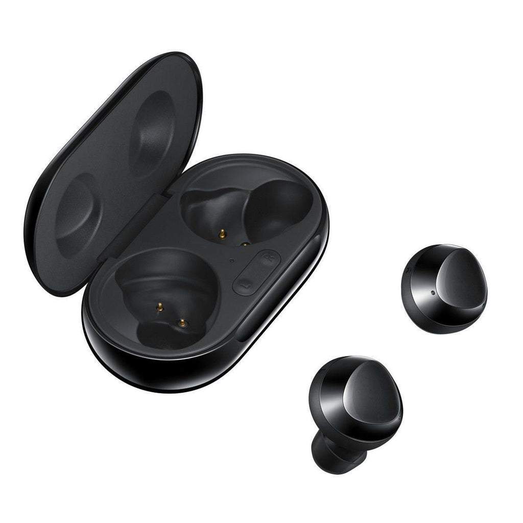 Official Samsung Galaxy Buds Plus Bluetooth Wireless Earphones with Charging Case Black - GB Mobile Ltd