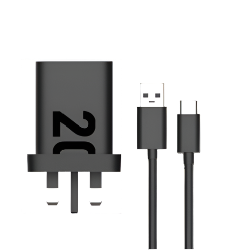 Official Motorola Moto G30 TurboPower 20W Wall Charger with USB-C Data Cable