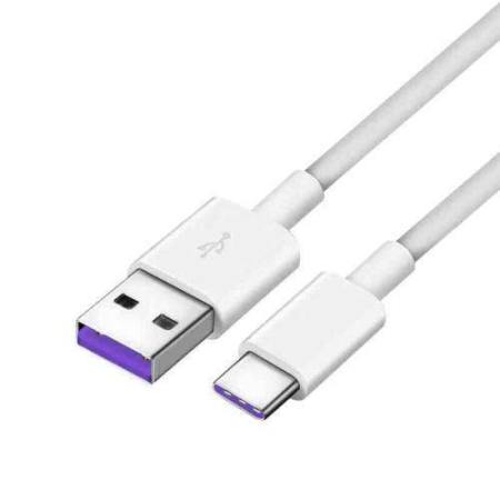 Official Huawei P40 lite Super Charge USB-C Charge and Sync Cable 1m White