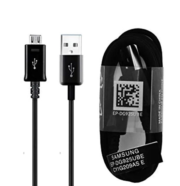 كابل بيانات سامسونج الرسمي السريع Micro USB بطول 1.2 متر باللون الأسود