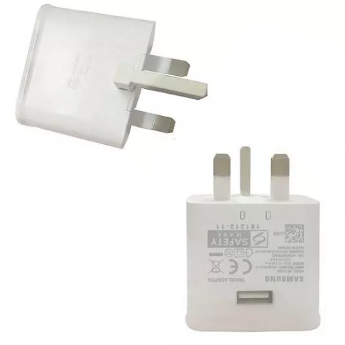 Genuine Samsung Galaxy 15W Fast Mains Wall Charger Plug Only White