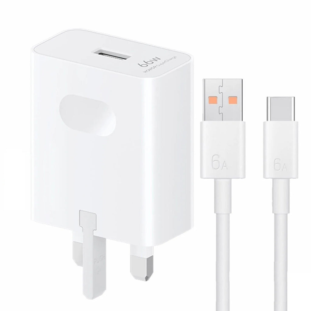 Genuine Huawei / Honor 66W Super Fast Main Wall Charger With Cable 6A