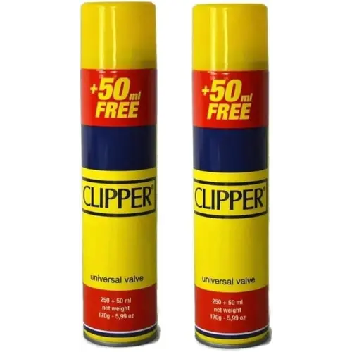 Clipper Butane Gas 200ml Pack of 2