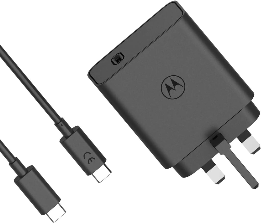 Original Motorola TurboPower 125W USB-PD Mains Wall Charger With Cable