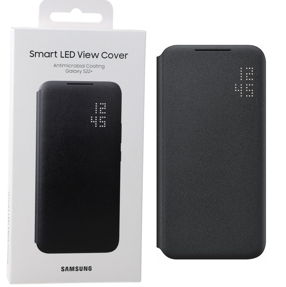 Official Samsung Galaxy S22+ Plus Smart LED View Cover Black