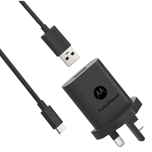 Official Motorola SC53 TurboPower 18 QC3.0 Main Charger with Cable