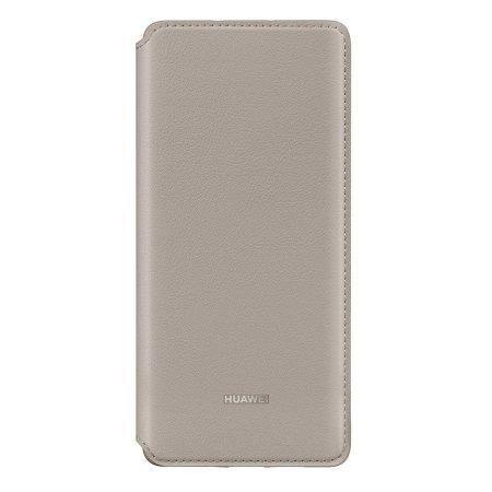 Official Huawei P30 Pro Wallet Case Khaki - GB Mobile Ltd