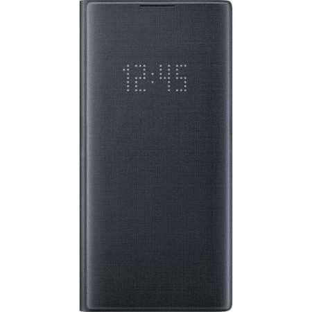 Official Samsung Galaxy Note 10 Plus LED View Cover Case - Black - GB Mobile Ltd
