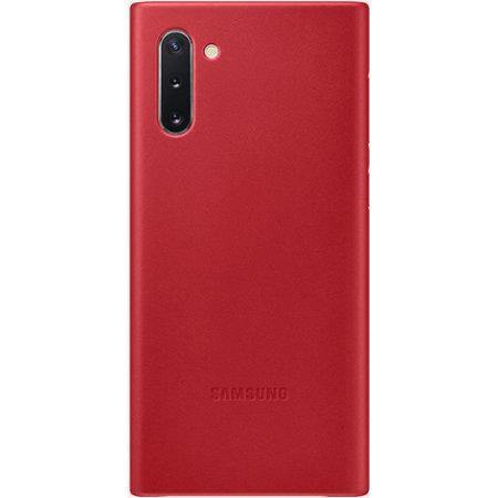 Official Samsung Galaxy Note 10 Leather Cover Case - Red - GB Mobile Ltd