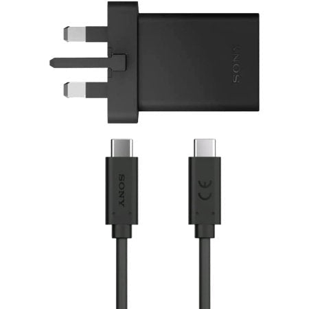 Official Sony Xperia 5 III 30W Fast Mains Charger & 1m USB-C Cable UK Black