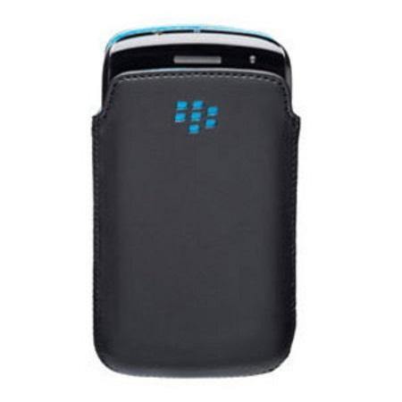 BlackBerry Curve 9360 Pocket Black with Sky Blue Liner - GB Mobile Ltd