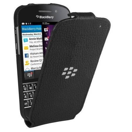 BlackBerry Q10 Flip Shell - Black - ACC-50707-201 - GB Mobile Ltd