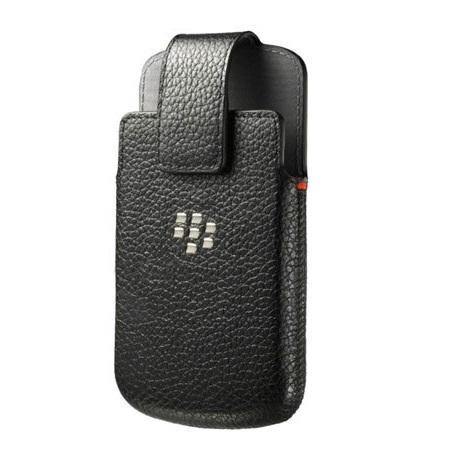 BlackBerry Q10 Leather Swivel Holster - Black - ACC-50879-201 - GB Mobile Ltd