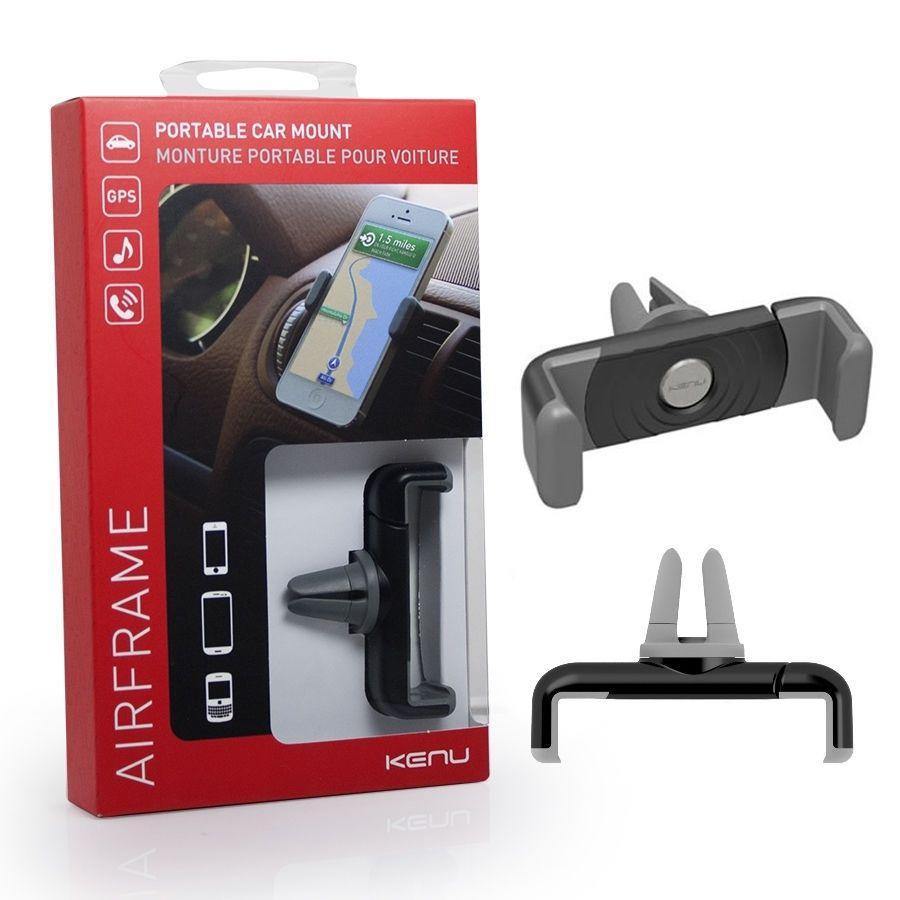 Kenu Airframe Portable Car Vent Mount for iPhone - Black/Grey - Uk Mobile Store