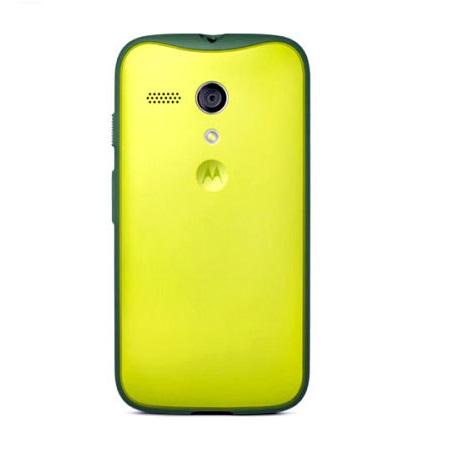 Official Motorola Moto G Grip Shell Case - Lemon Lime