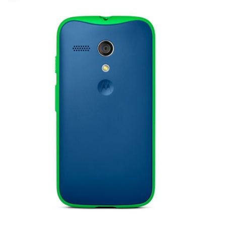 Official Motorola Moto G Grip Shell Case - Royal Blue