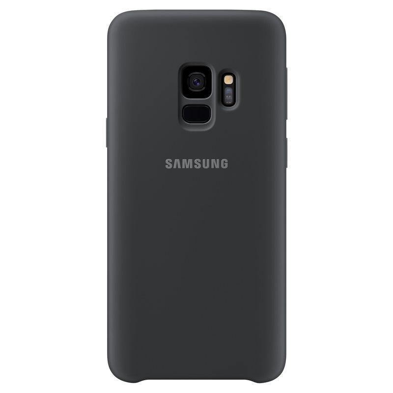 Official Samsung Galaxy S9 Silicone Cover Case Black - GB Mobile Ltd
