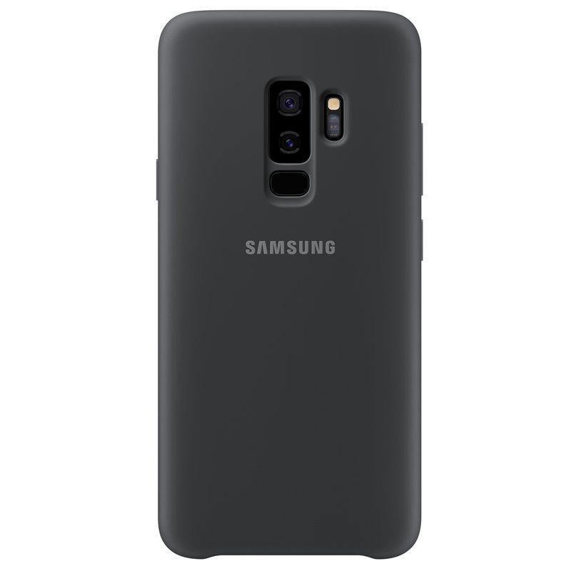 Official Samsung Galaxy S9 Plus Silicone Cover Case Black - GB Mobile Ltd