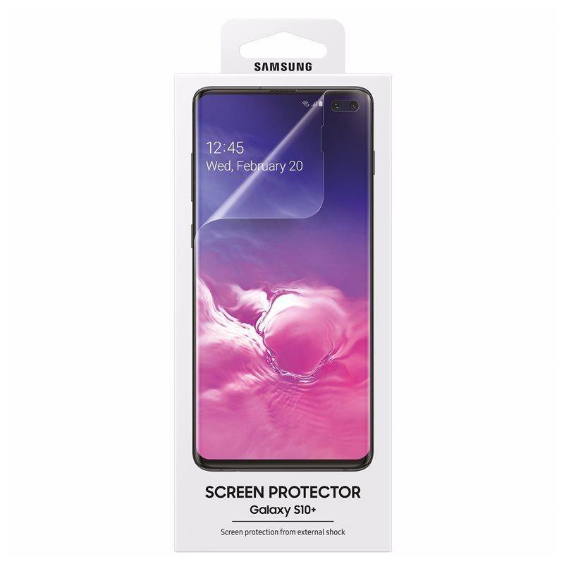 Official Samsung Galaxy S10 Plus Screen Protector Transparent - GB Mobile Ltd