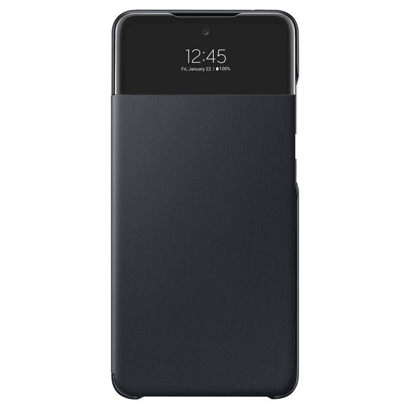 Official Samsung Galaxy A72 Smart S View Wallet Case Black - Uk Mobile Store