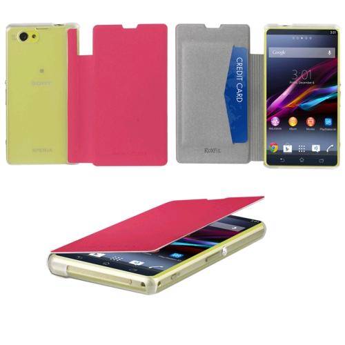 Sony Xperia Z1 Compact Book Flip Case - Pink