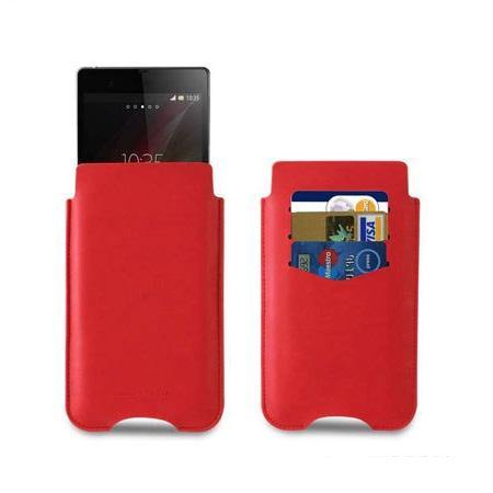 Sony Xperia Z1/Z2 Wallet Pouch Case - Monza Red - Uk Mobile Store