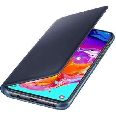 Samsung Galaxy A70 Wallet Flip Cover Case Black - GB Mobile Ltd