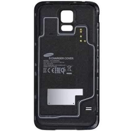 Samsung Galaxy S5 Wireless Charging Cover Case - Black