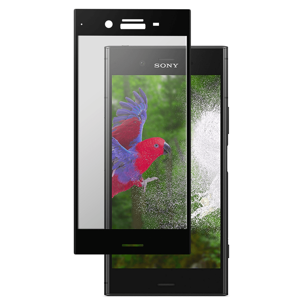 Roxfit Sony Xperia XZ1 Pro Tempered Glass Screen Protector Black - GB Mobile Ltd